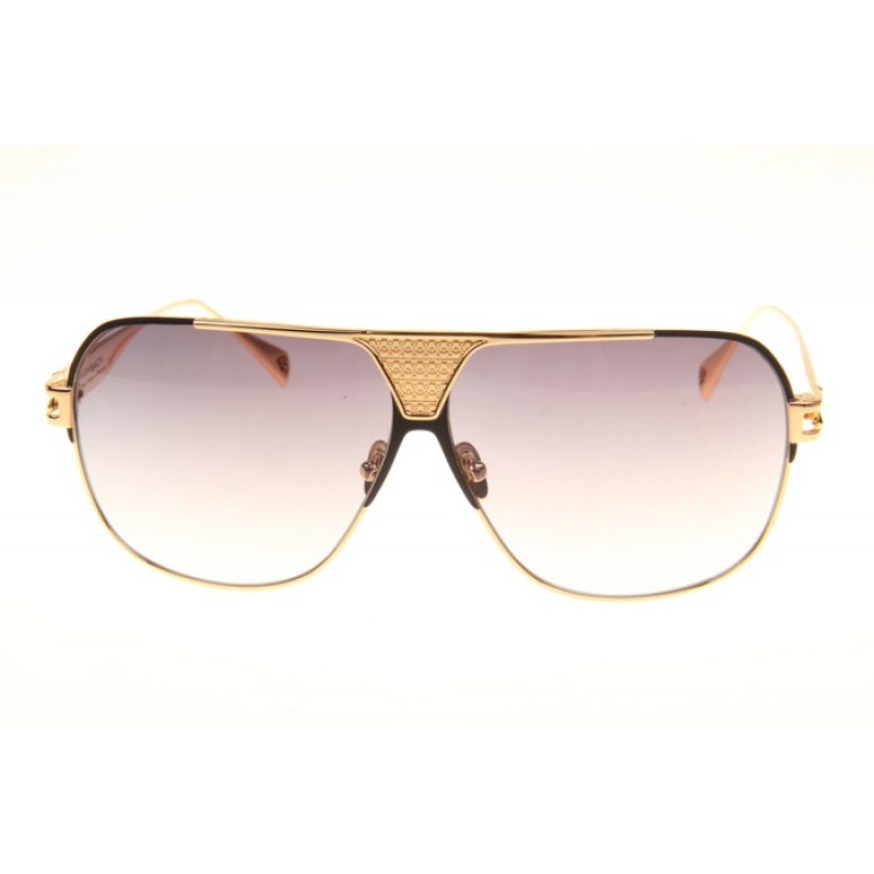 Maybach The Player Sunglasses In Gold Black Gradient Grey
