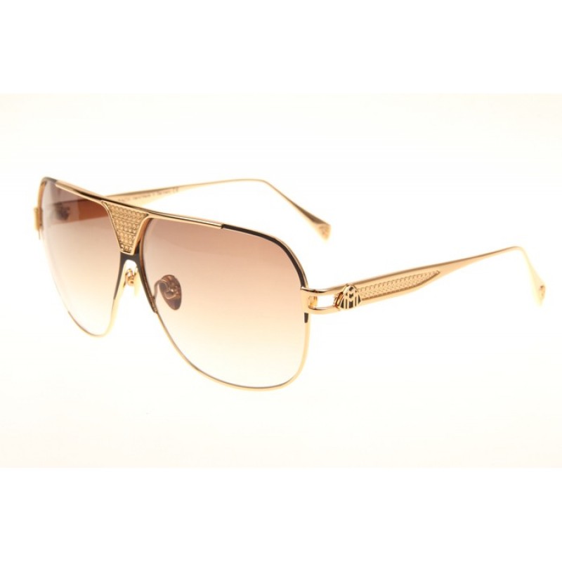 Maybach The Player Sunglasses In Gold Black Gradie...