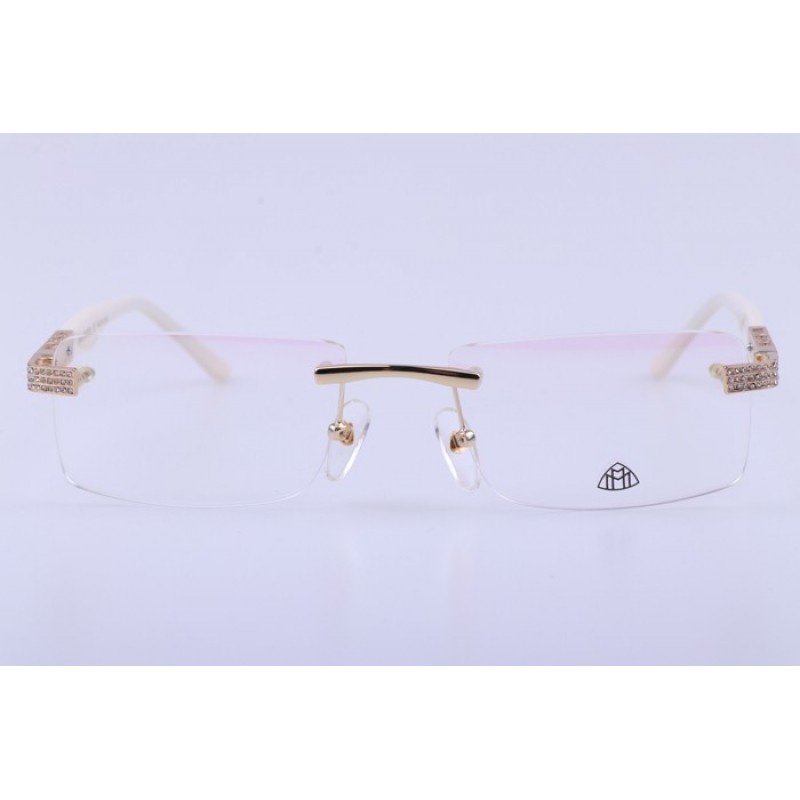 Maybach Z1096 Eyeglasses In Gold White