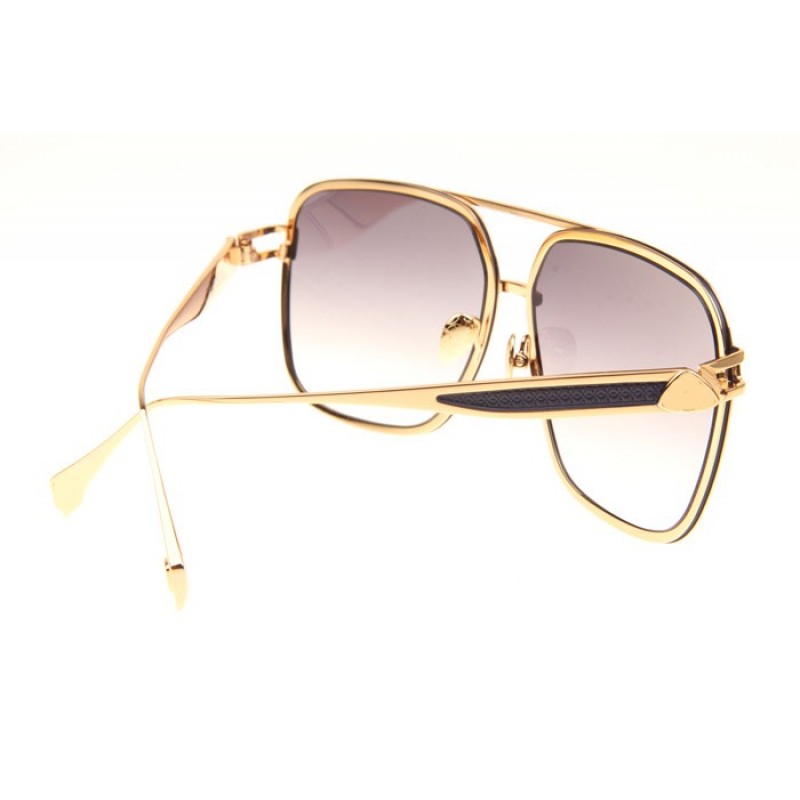 Maybach The Defiant I Sunglasses In Gold Blue Gradient Blue