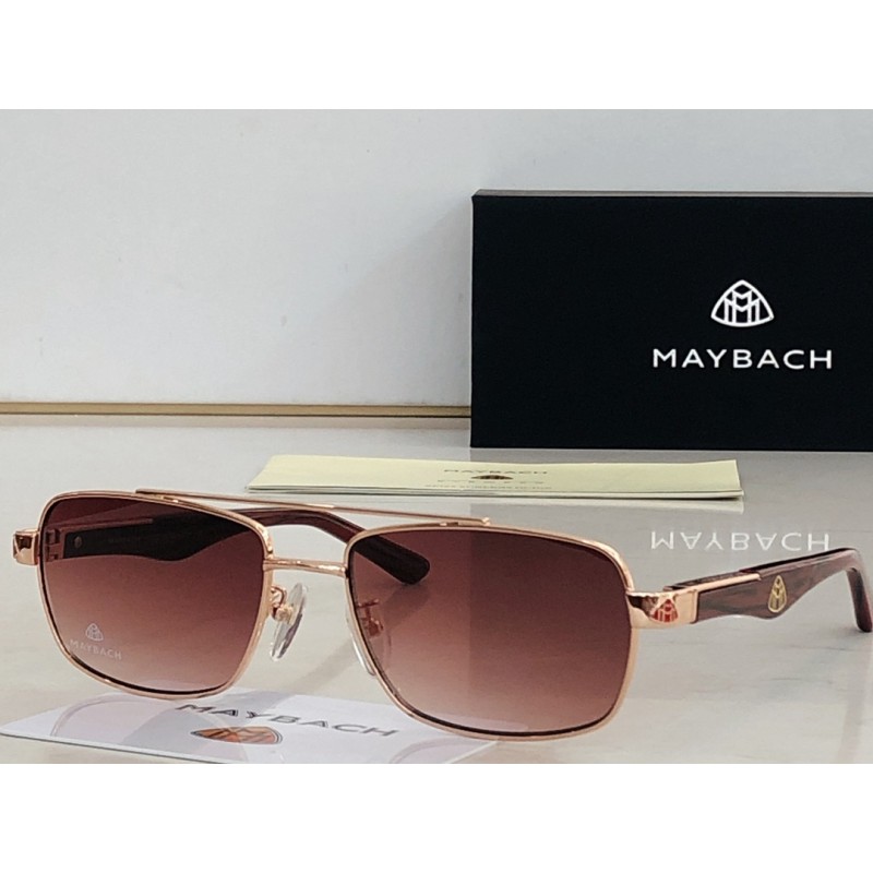 MAYBACH HIRAG-Z26 Sunglasses In Gold Gradient Red