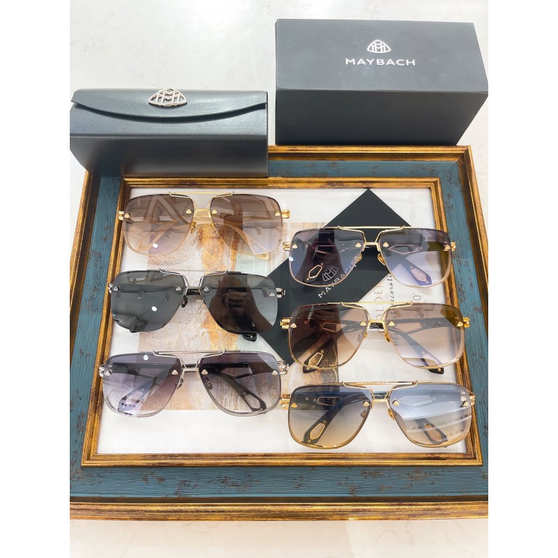 MAYBACH THE KING II Sunglasses In Gold Tan Gradient Gray