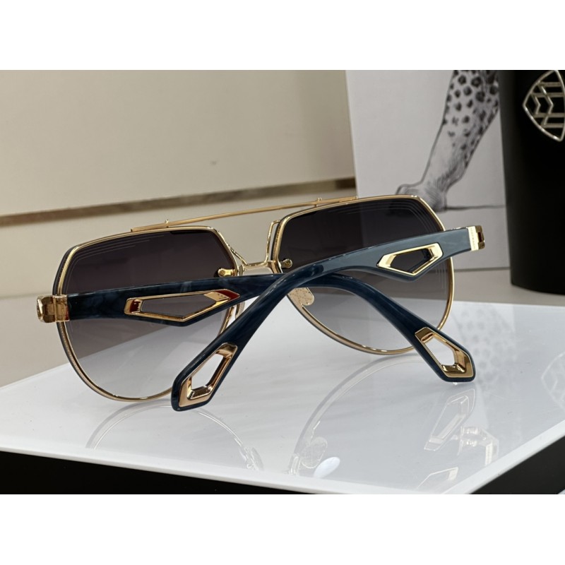 MAYBACH The King I Sunglasses In Gold Gray Gradient Gray