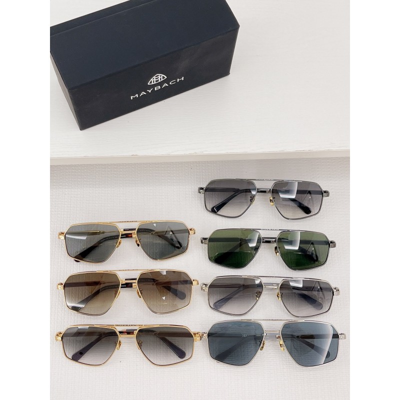 MAYBACH AII-ROUND Sunglasses In Gold Gradient Gray