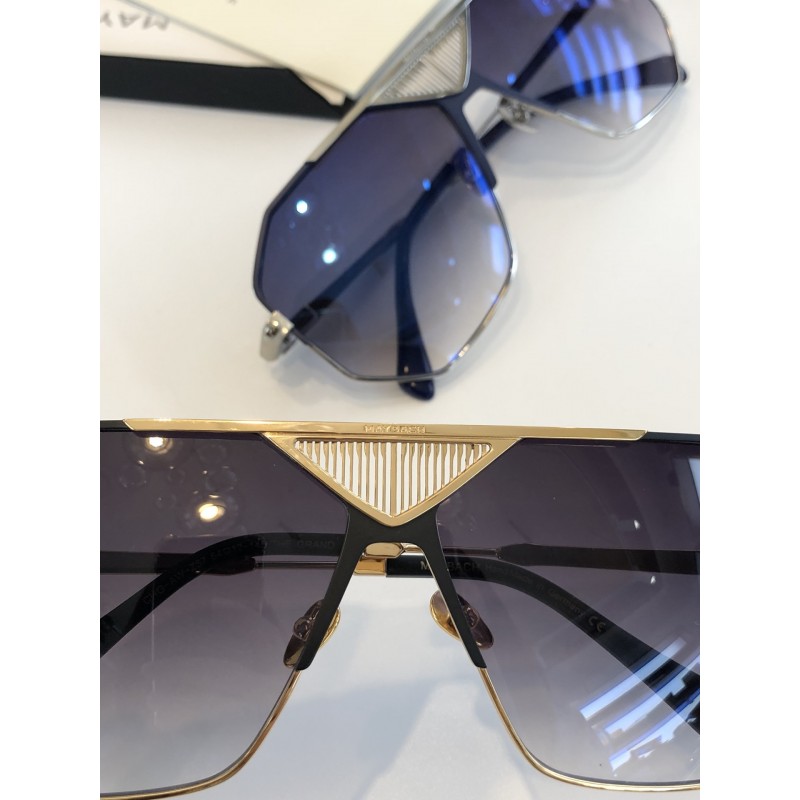 MAYBACH The Grand Sunglasses In Gold White Gradient Gray