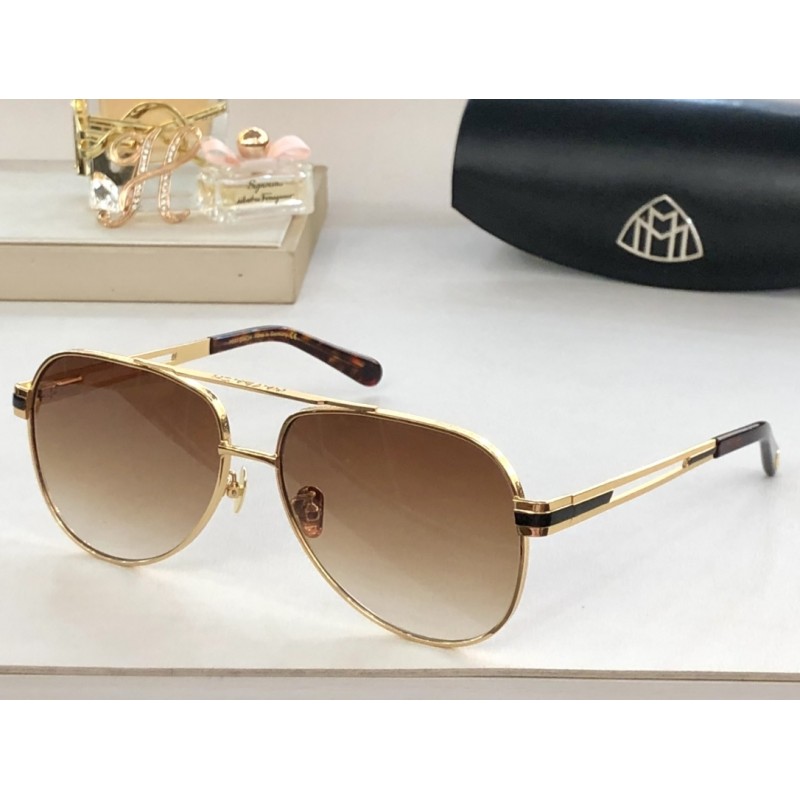 MAYBACH G-ABM-Z33 Sunglasses In Gold Gradient Brown