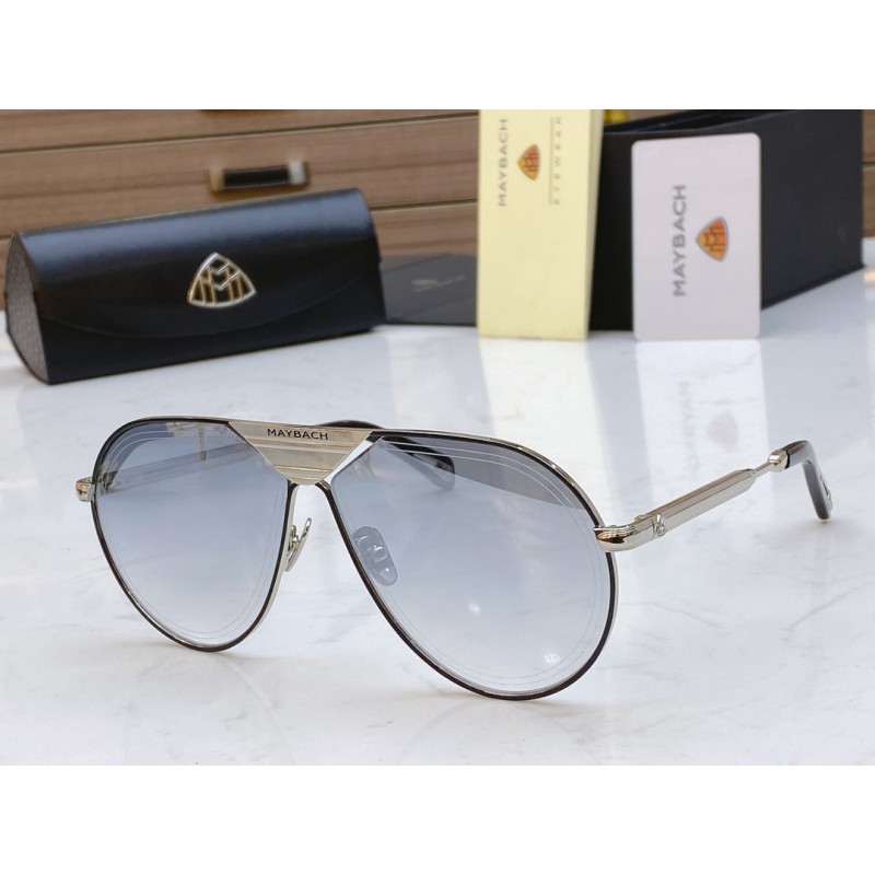 MAYBACH THE LINEART Sunglasses In Black Silver Mercury