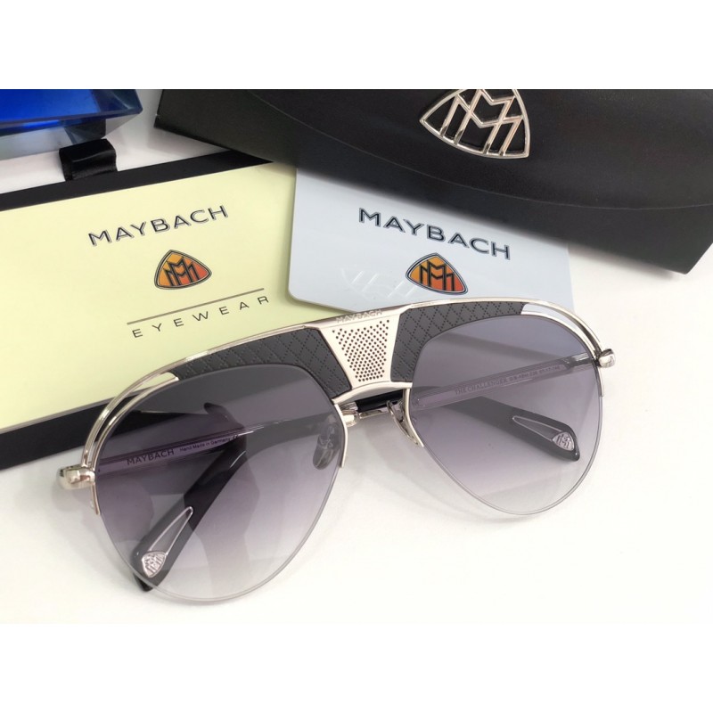 MAYBACH The Challenger Sunglasses In Black Silver Gradient Gray