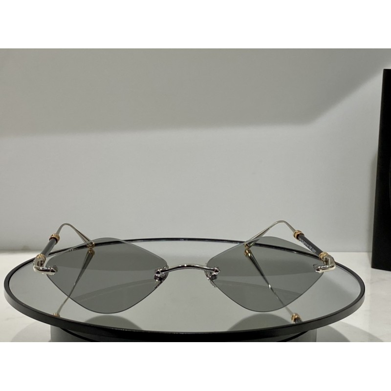MAYBACH THE BABY Sunglasses In Silver Gray