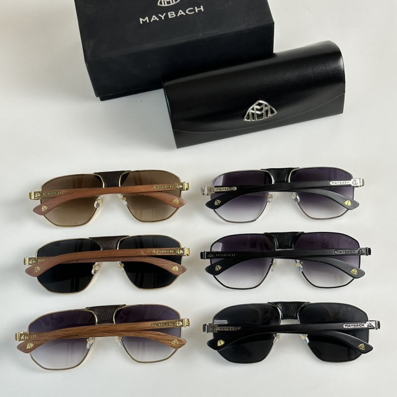 MAYBACH THE EEN Sunglasses In Silver Black Gradient Gray