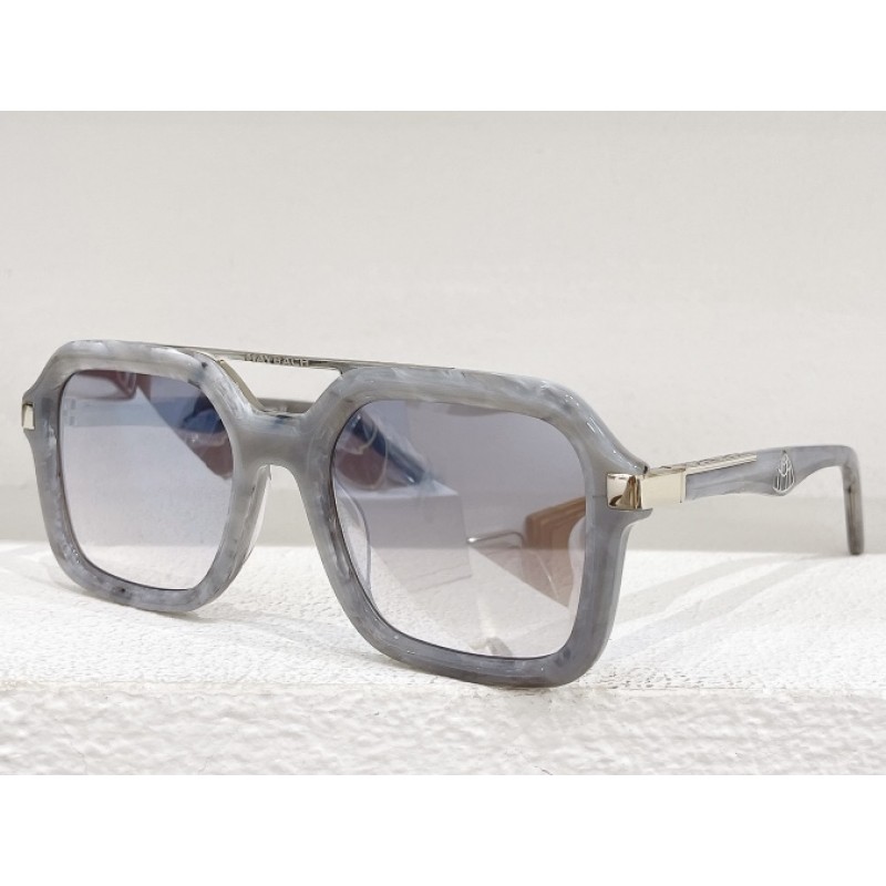 MAYBACH THE MADE Sunglasses In Silver Gray Mercury