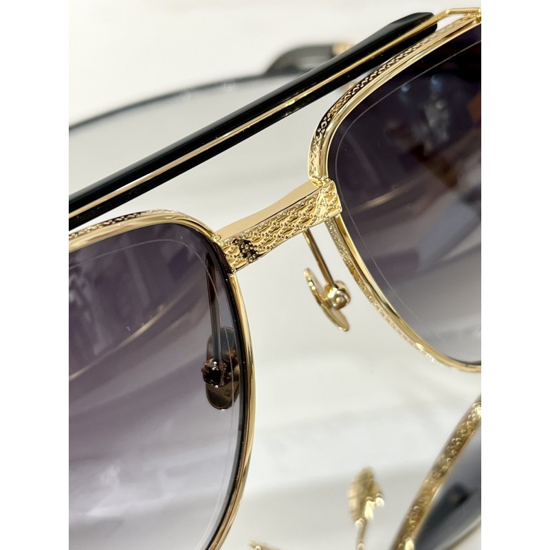 MAYBACH THE POTE II Sunglasses In Black Gold Gradient Gray