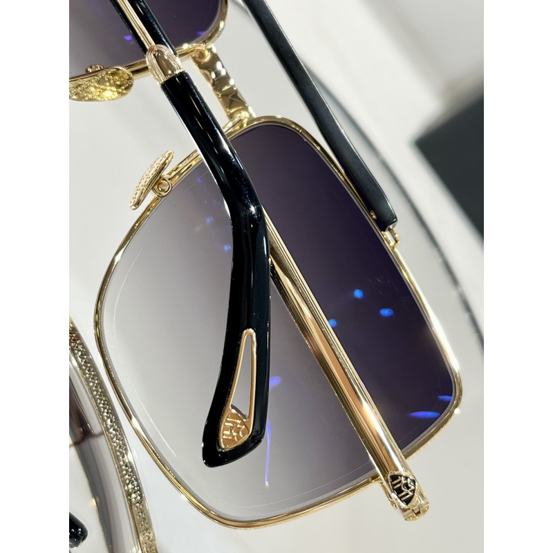 MAYBACH THE POTE II Sunglasses In Black Gold Gradient Gray