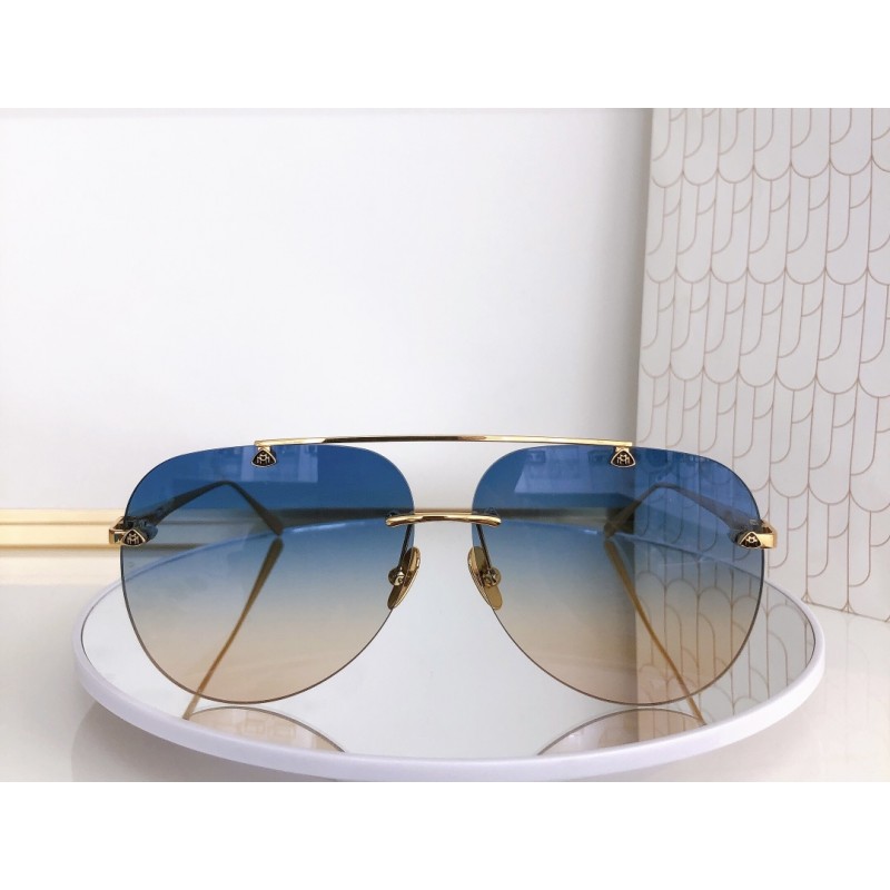 MAYBACH THE HORIZON I Sunglasses In Gold Gradient Blue