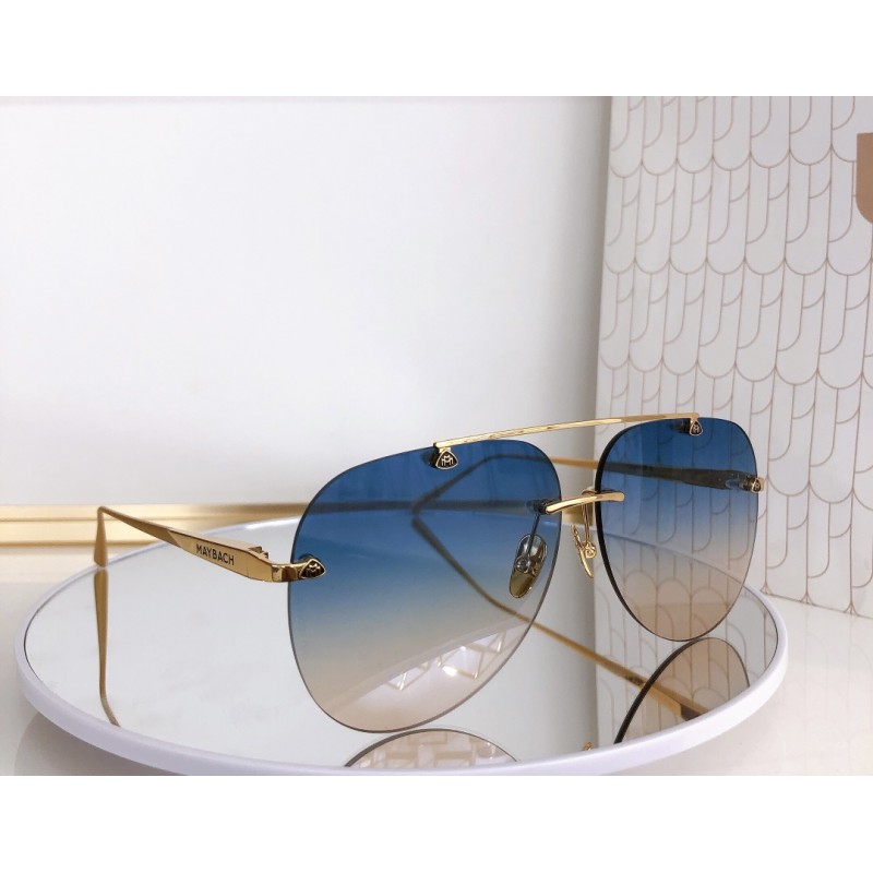 MAYBACH THE HORIZON I Sunglasses In Gold Gradient Blue