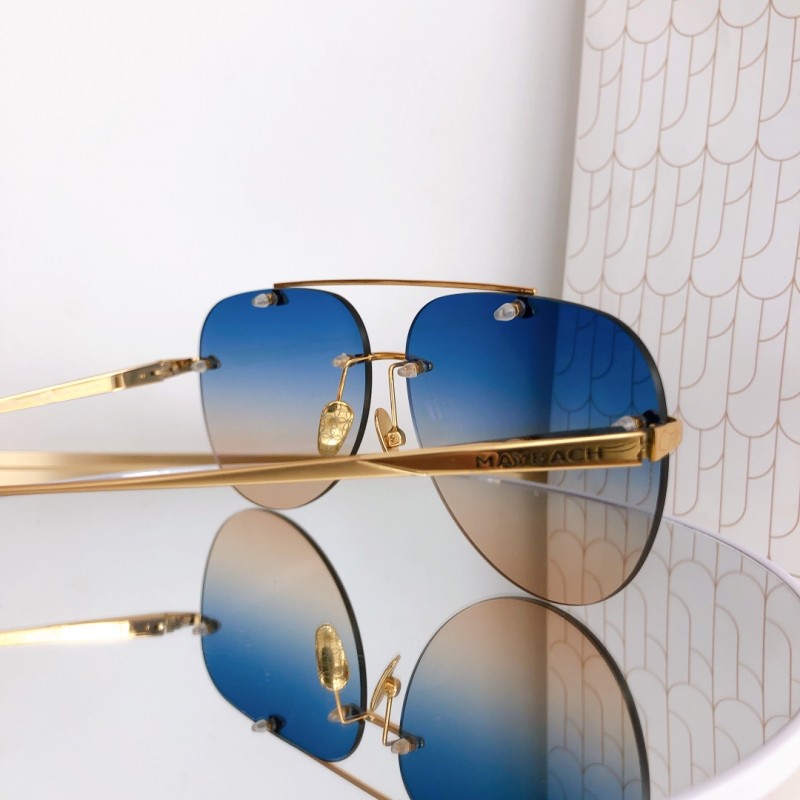 MAYBACH THE HORIZON I Sunglasses In Gold Gradient Blue