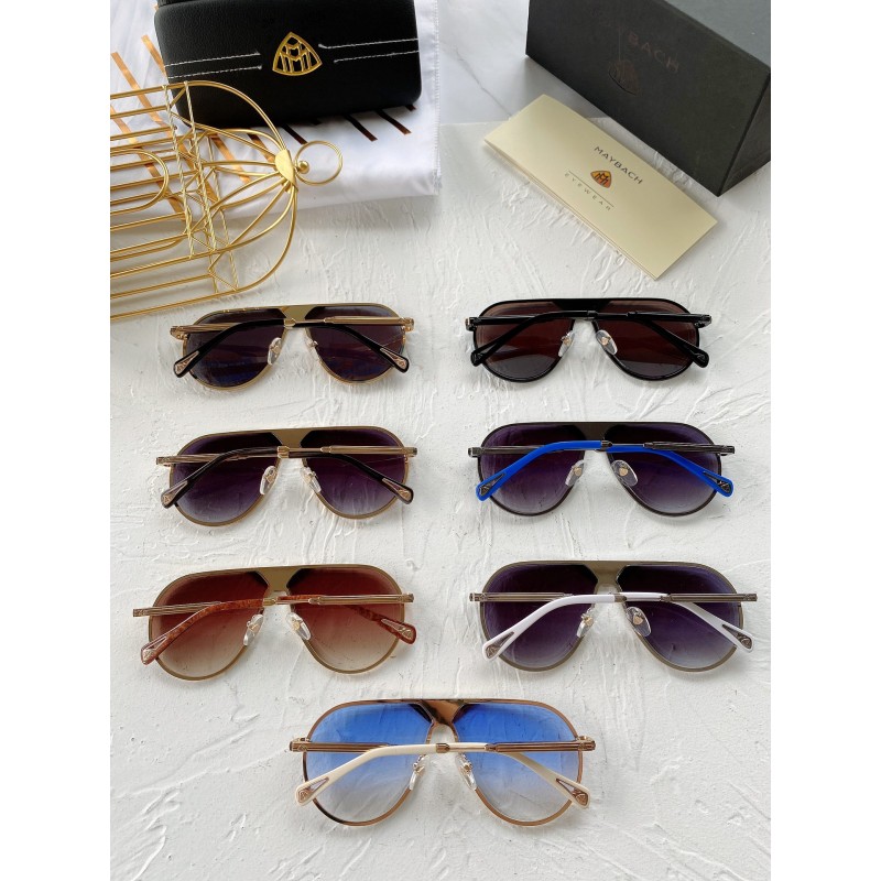 MAYBACH THE LINEART Sunglasses In Tortoiseshell Gold Gradient Blue