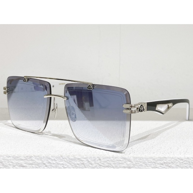 MAYBACH The Artist I Sunglasses In Black Silver Coated Silver
