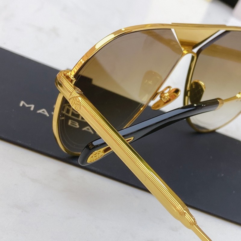 MAYBACH THE LINEART Sunglasses In Black Gold Gradient Purple