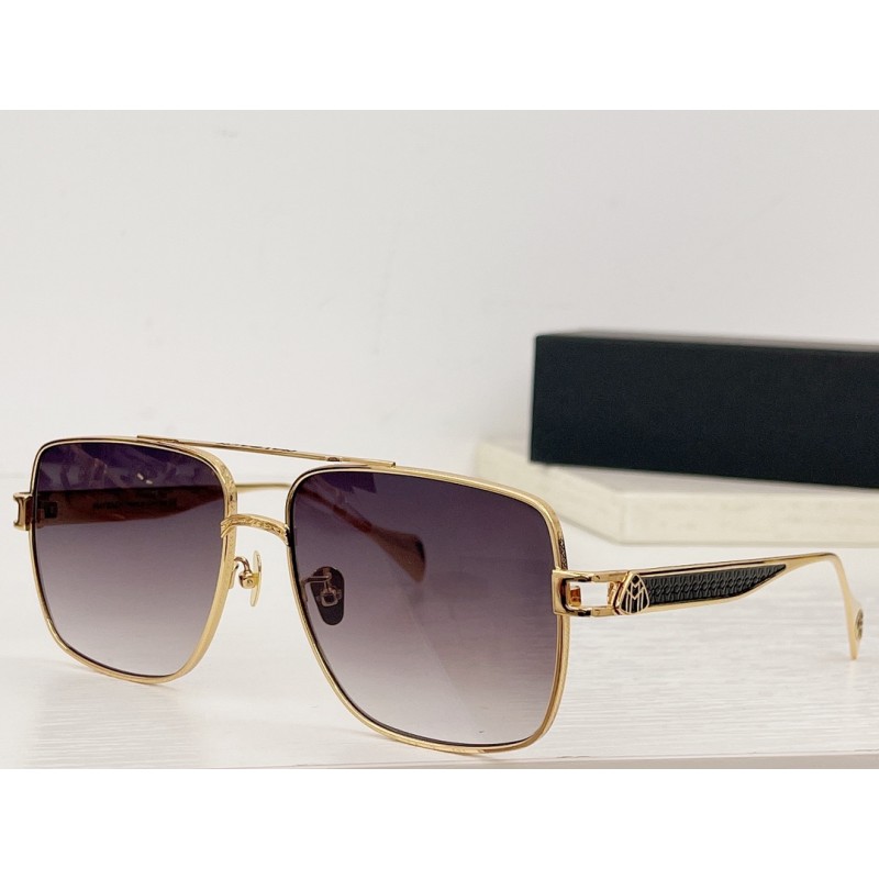 MAYBACH G-ABM-Z31 Sunglasses In Gold Gradient Gray