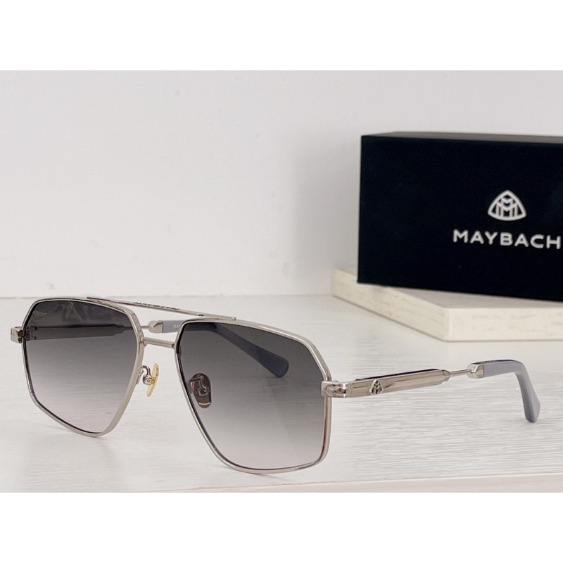 MAYBACH AII-ROUND Sunglasses In Silver Gradient Gr...