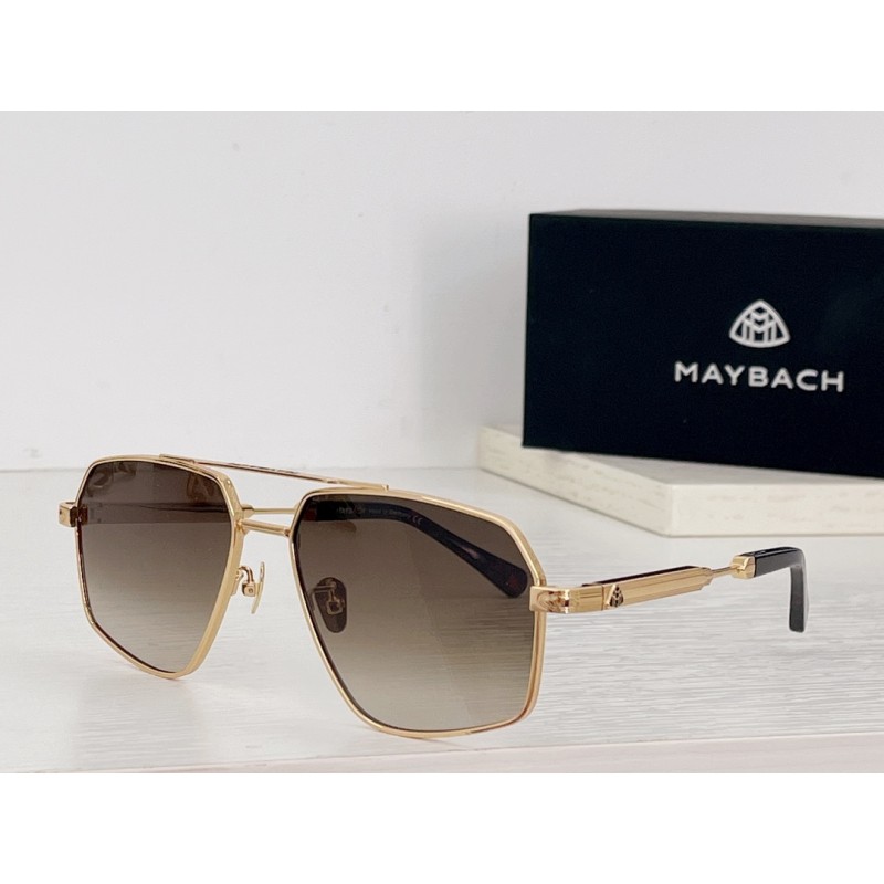 MAYBACH AII-ROUND Sunglasses In Gold Gradient Brow...