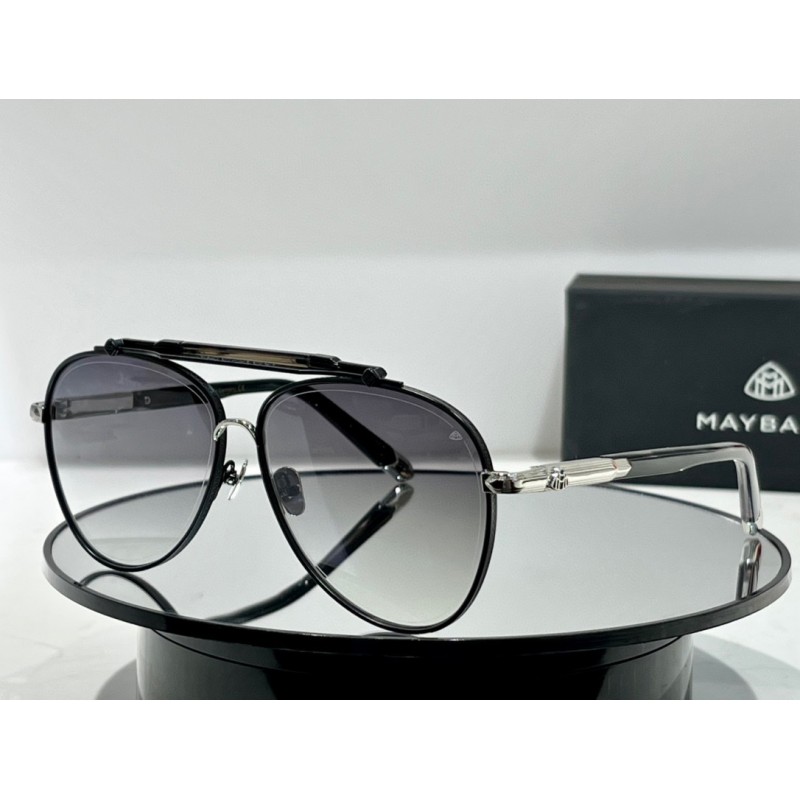 MAYBACH THE HAWK I Sunglasses In Black Silver Gradient Gray