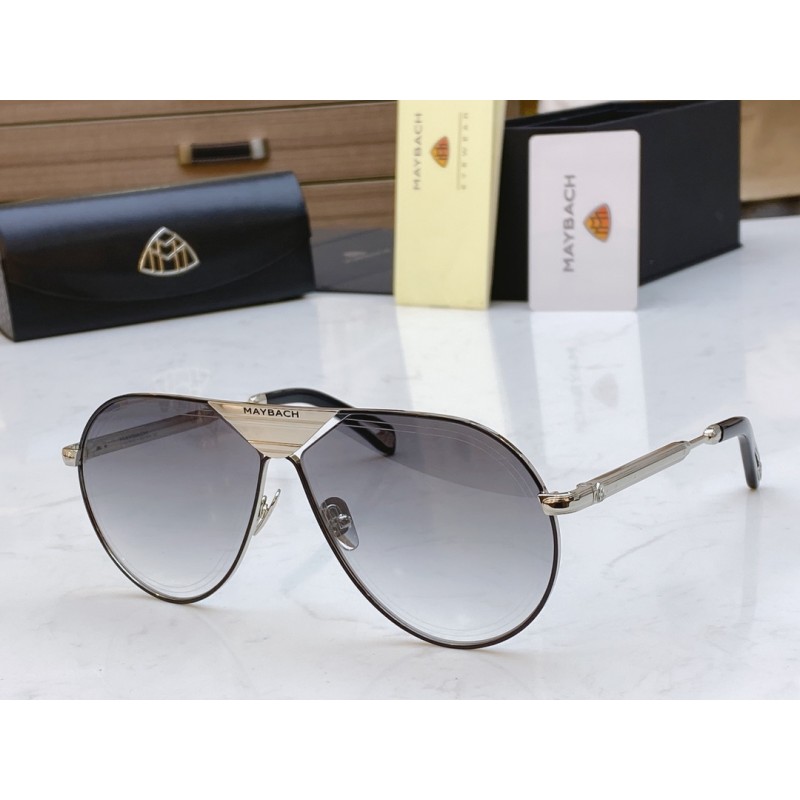 MAYBACH THE LINEART Sunglasses In Black Silver Gra...