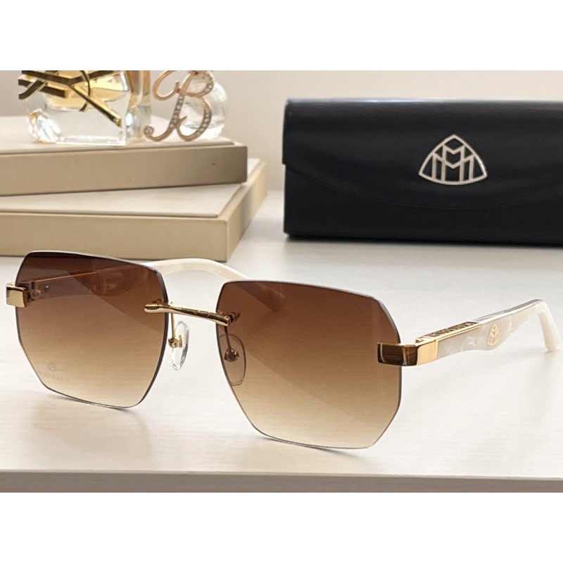 MAYBACH RHAM- Z55 Sunglasses In Gold White Gradien...