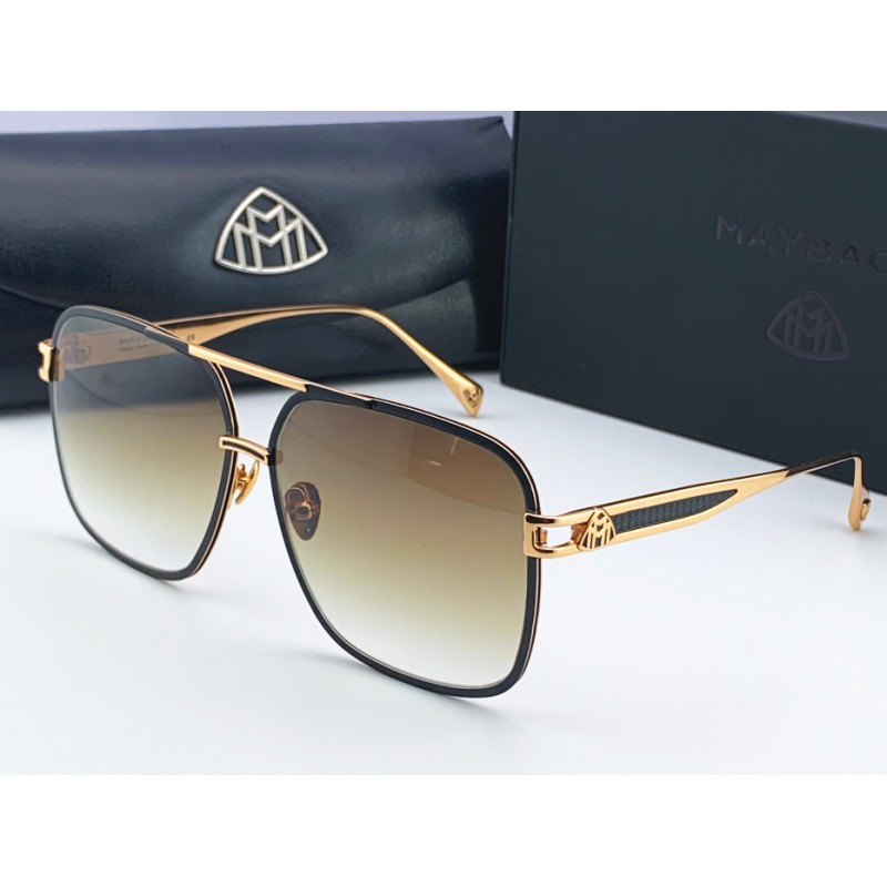 MAYBACH The Defiant I Sunglasses In Black Gold Omb...