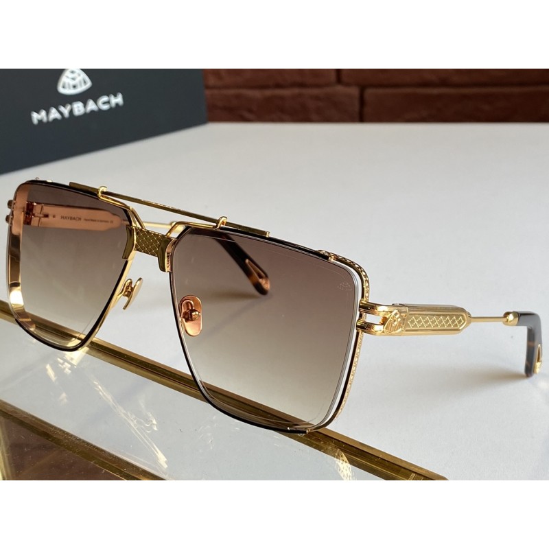 MAYBACH The Dawn Sunglasses In Tortoiseshell Gold Ombre Tan