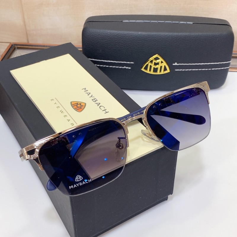 MAYBACH CHGB-HGM-Z25 Sunglasses In Silver Gradient Blue