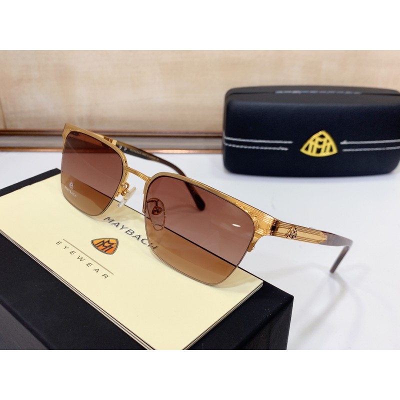 MAYBACH CHGB-HGM-Z25 Sunglasses In Gold Gradient Tan