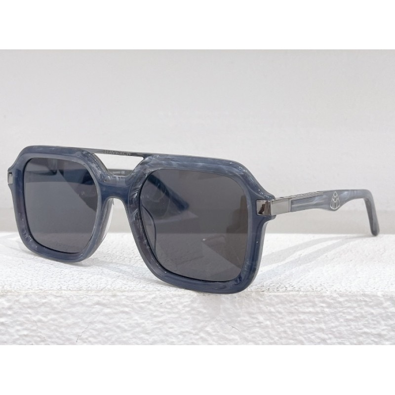 MAYBACH THE MADE Sunglasses In Gun Blue Gray