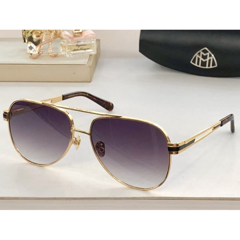 MAYBACH G-ABM-Z33 Sunglasses In Gold Gradient Purple