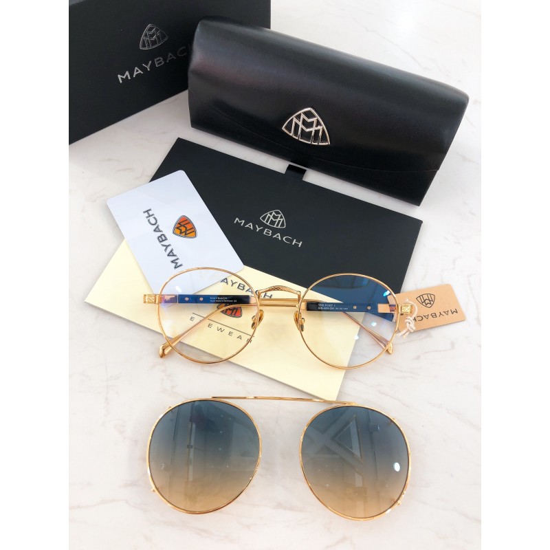 MAYBACH THE POET I Sunglasses In Black Gold Gradient Gray