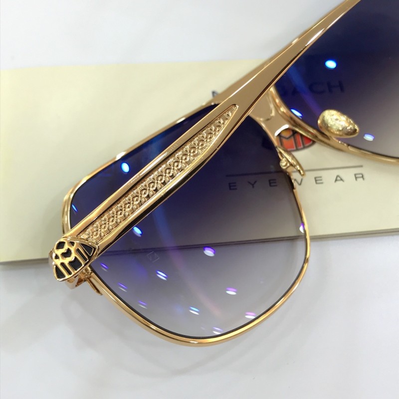 MAYBACH The Player Sunglasses In Black Gold Gradient Purple