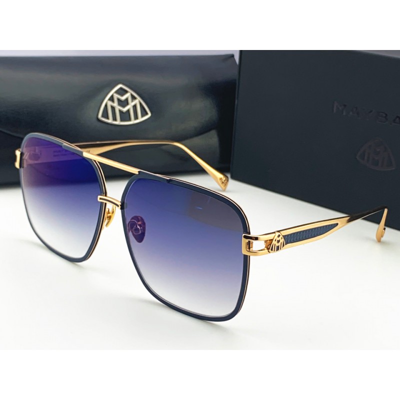 MAYBACH The Defiant I Sunglasses In Black Gold Gra...