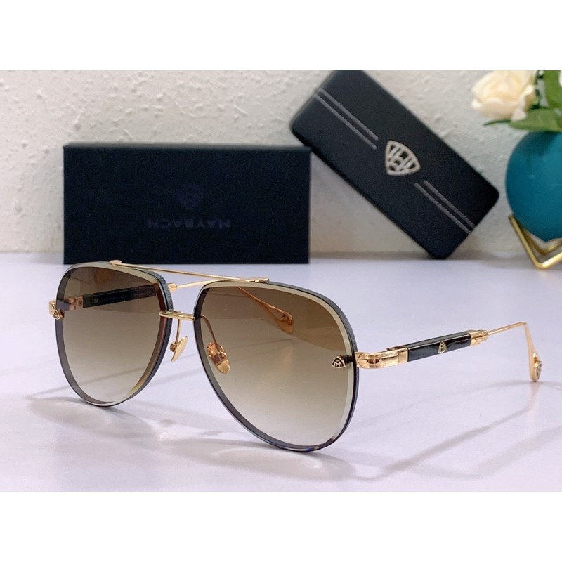 MAYBACH THE GEN II Sunglasses In Gold White Gradie...