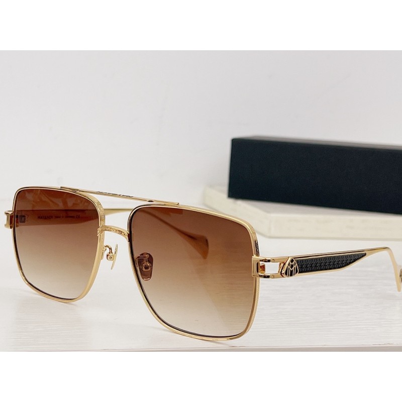 MAYBACH G-ABM-Z31 Sunglasses In Gold Gradient Brown