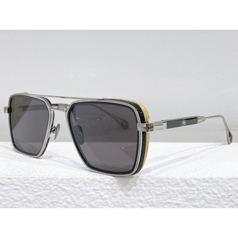 MAYBACH THE PADKYLOB I Sunglasses In Gold Silver Black Gray