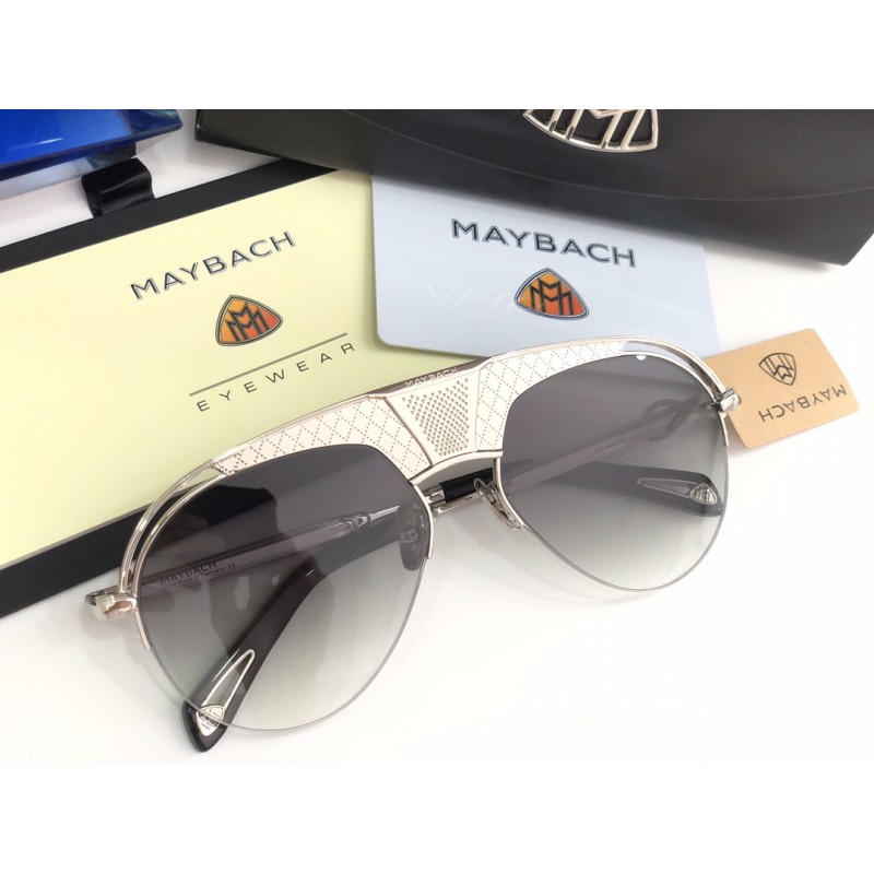 MAYBACH The Challenger Sunglasses In Silver Gray