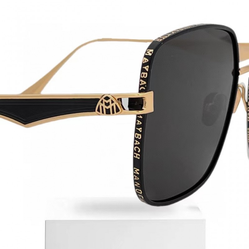 MAYBACH G-ABM-Z28 Sunglasses In Black Gold Gray B