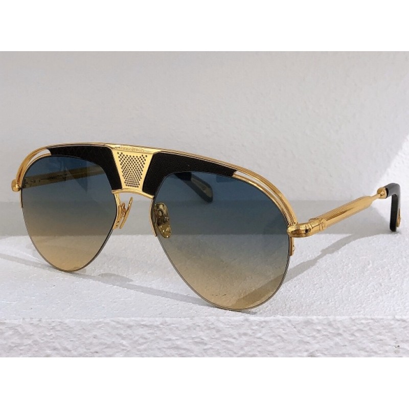 MAYBACH The Challenger Sunglasses In Black Gold Gr...