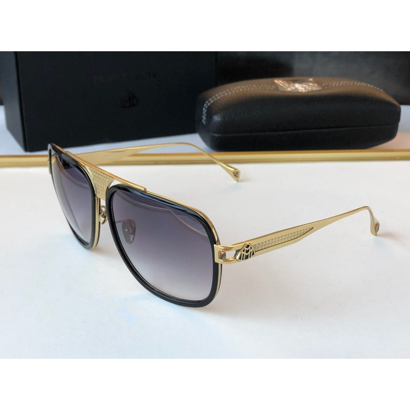 MAYBACH The Premier Sunglasses In Black Gold Gradi...