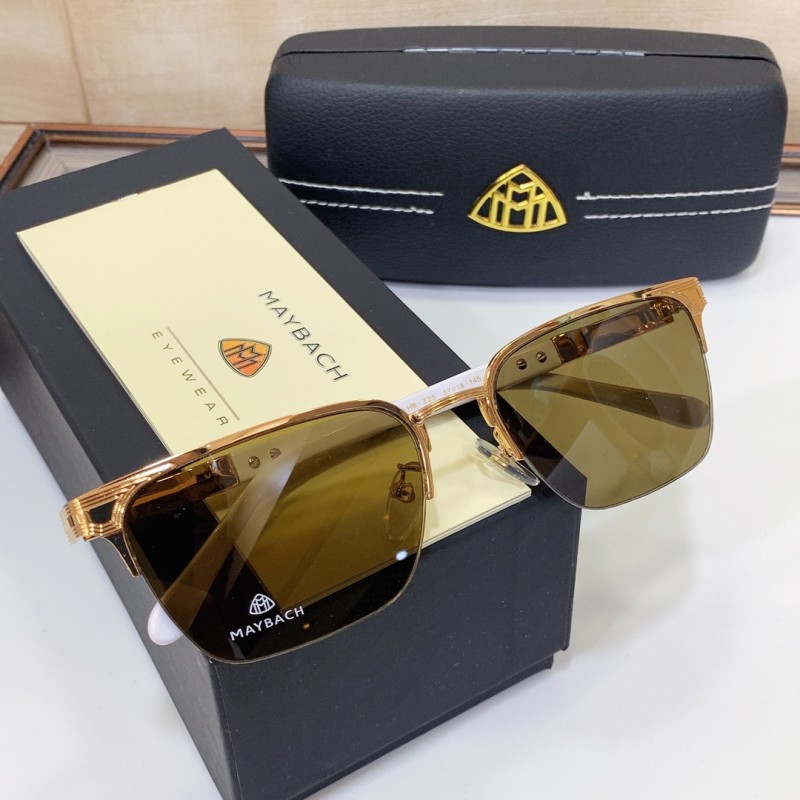 MAYBACH CHGB-HGM-Z25 Sunglasses In Gold Tea White