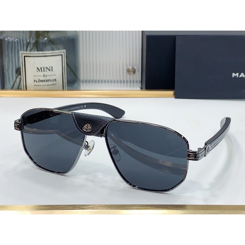 MAYBACH THE EEN Sunglasses In Black Gunmetal Gray