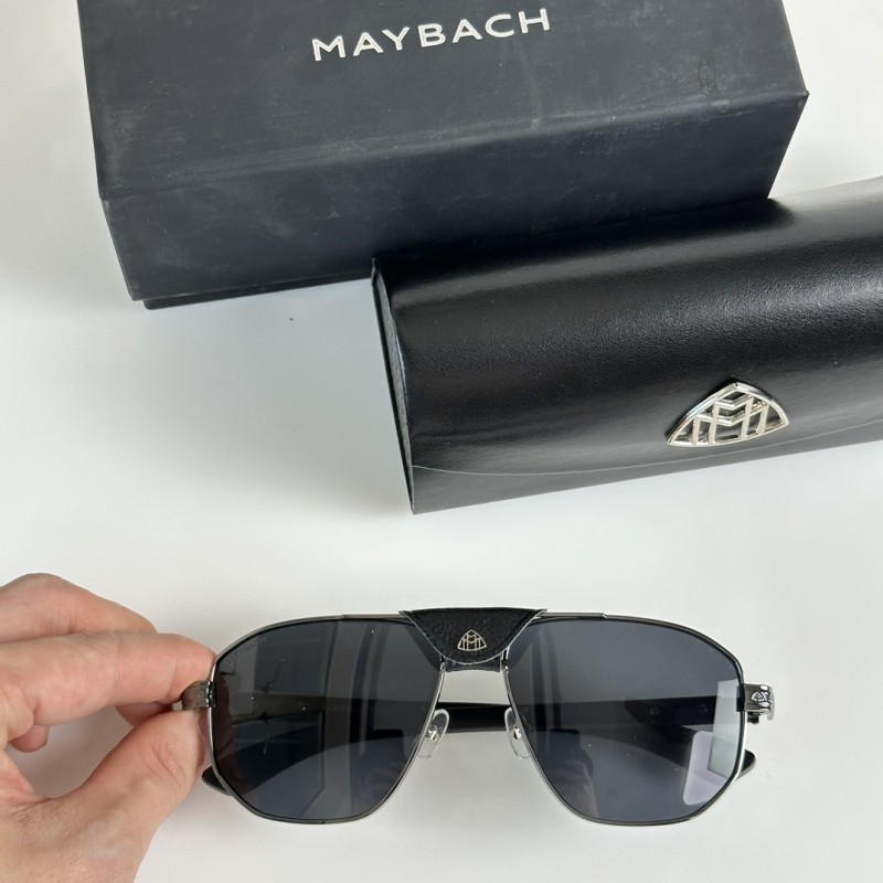 MAYBACH THE EEN Sunglasses In Black Gunmetal Gray