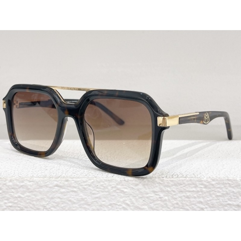 MAYBACH THE MADE Sunglasses In Tortoiseshell Gold Ombre Tan