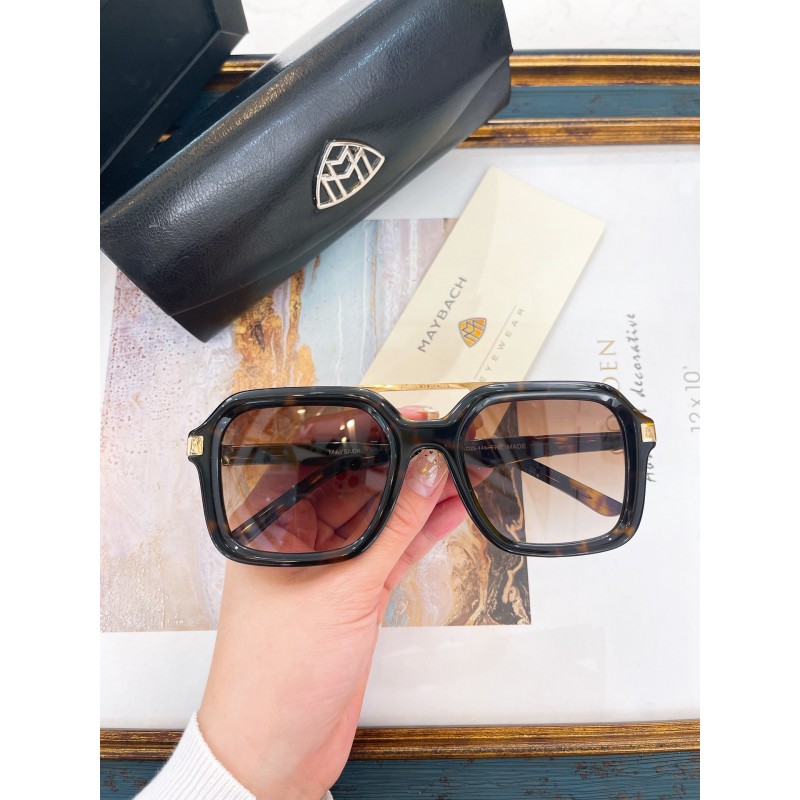 MAYBACH THE MADE Sunglasses In Tortoiseshell Gold Ombre Tan